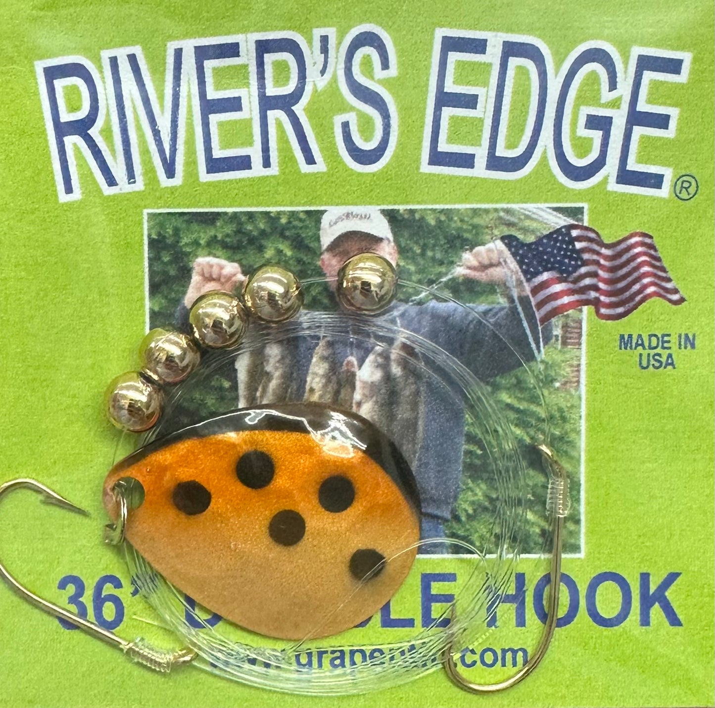 River's Edge 36" Double Hook Crawler Harness