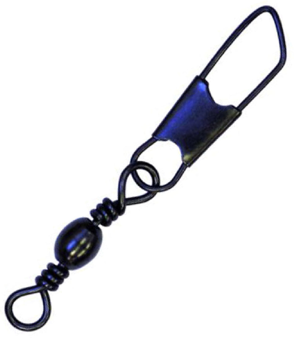 FJ Neil Black Snap Swivels 12Ct