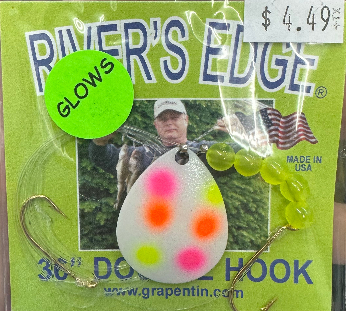 River's Edge 36" Double Hook Crawler Harness