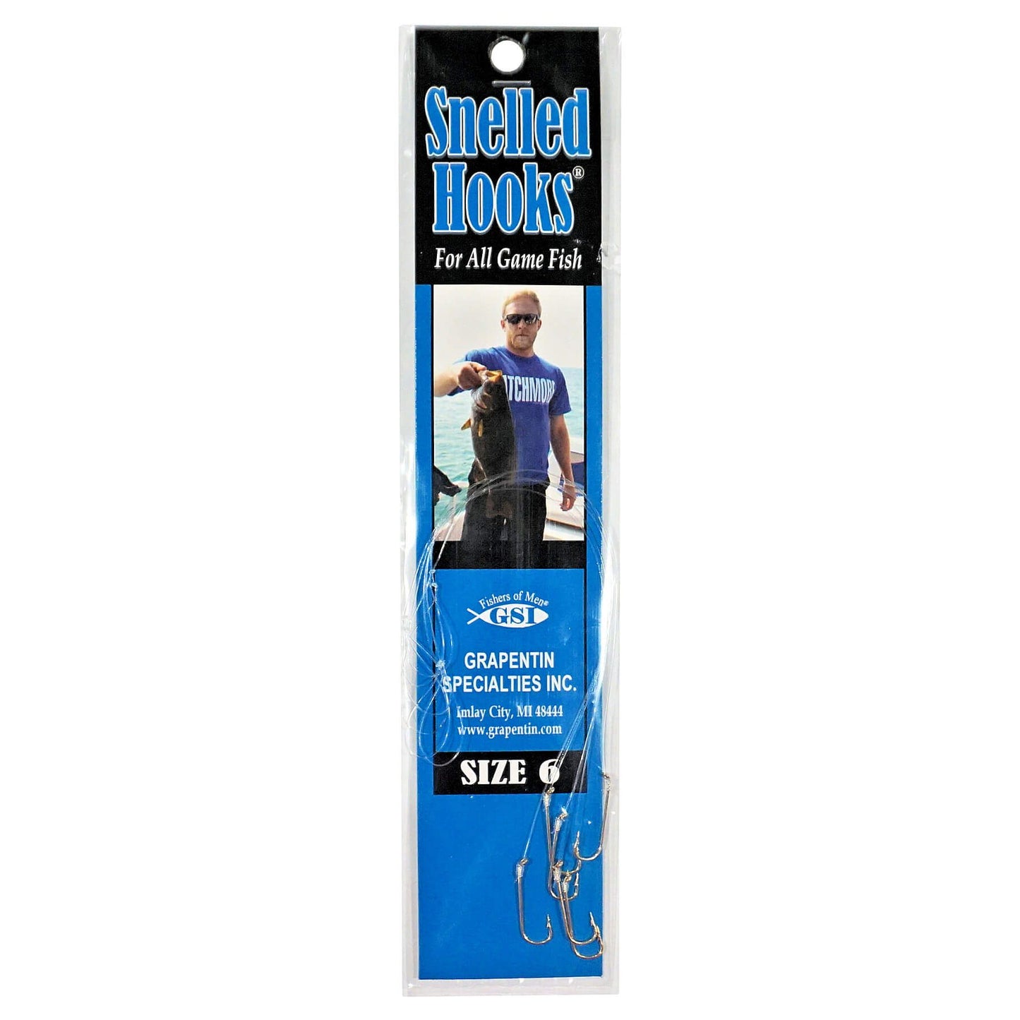 Bronze Baitholder Snelled Hooks