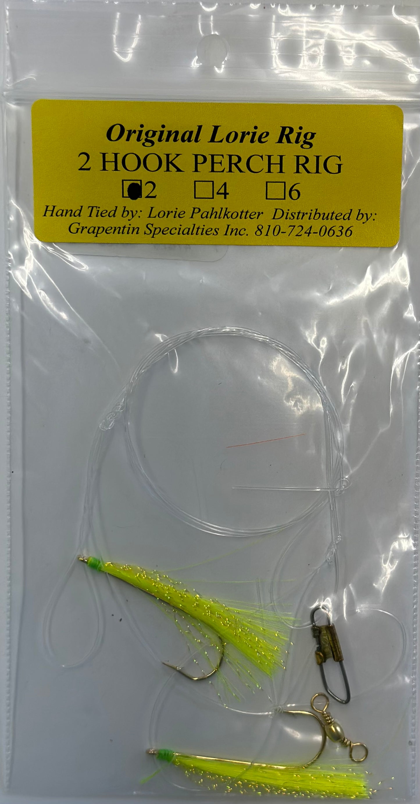 Lorie's Handmade 2-Hook Perch Rigs