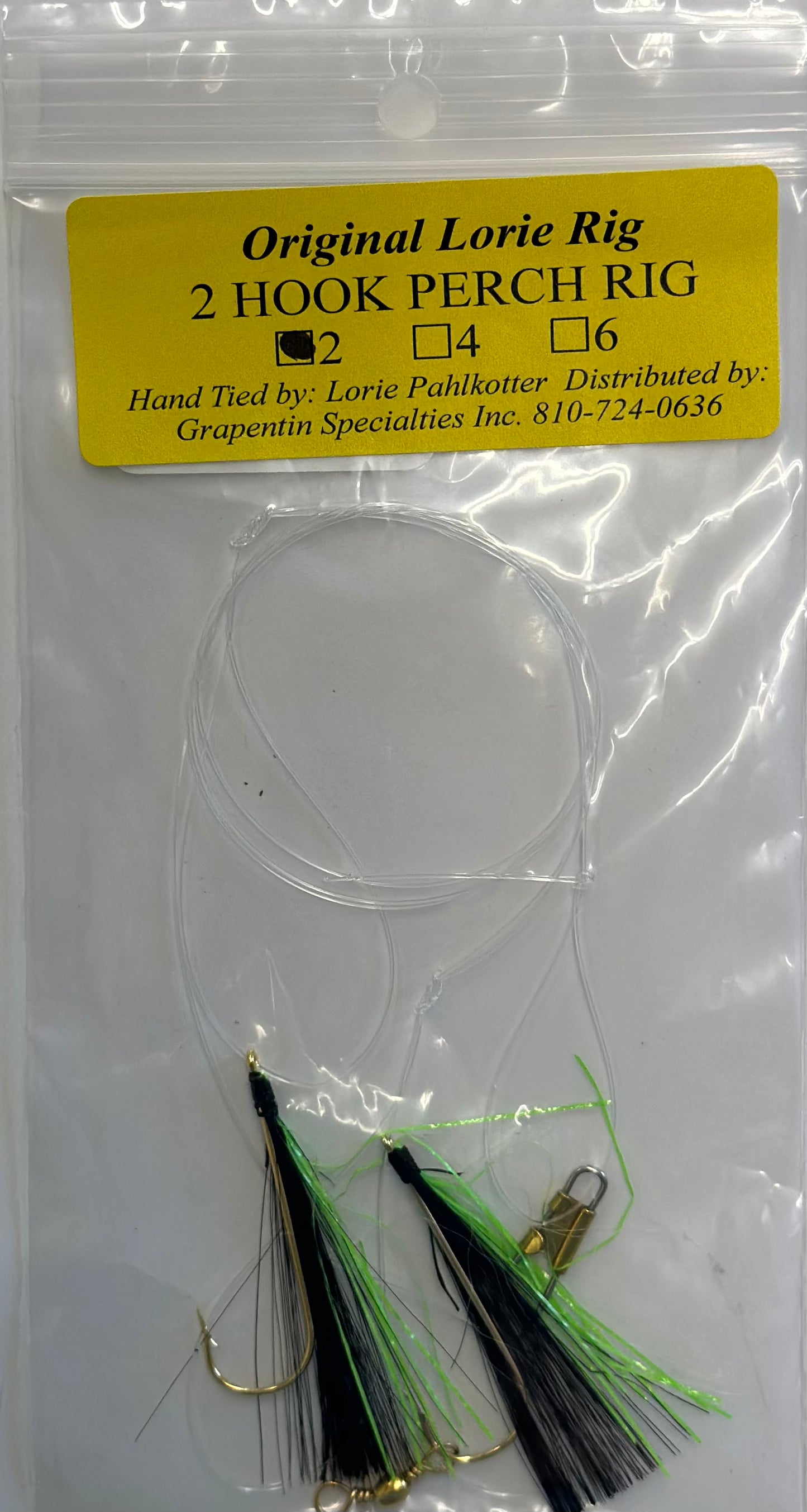 Lorie's Handmade 2-Hook Perch Rigs