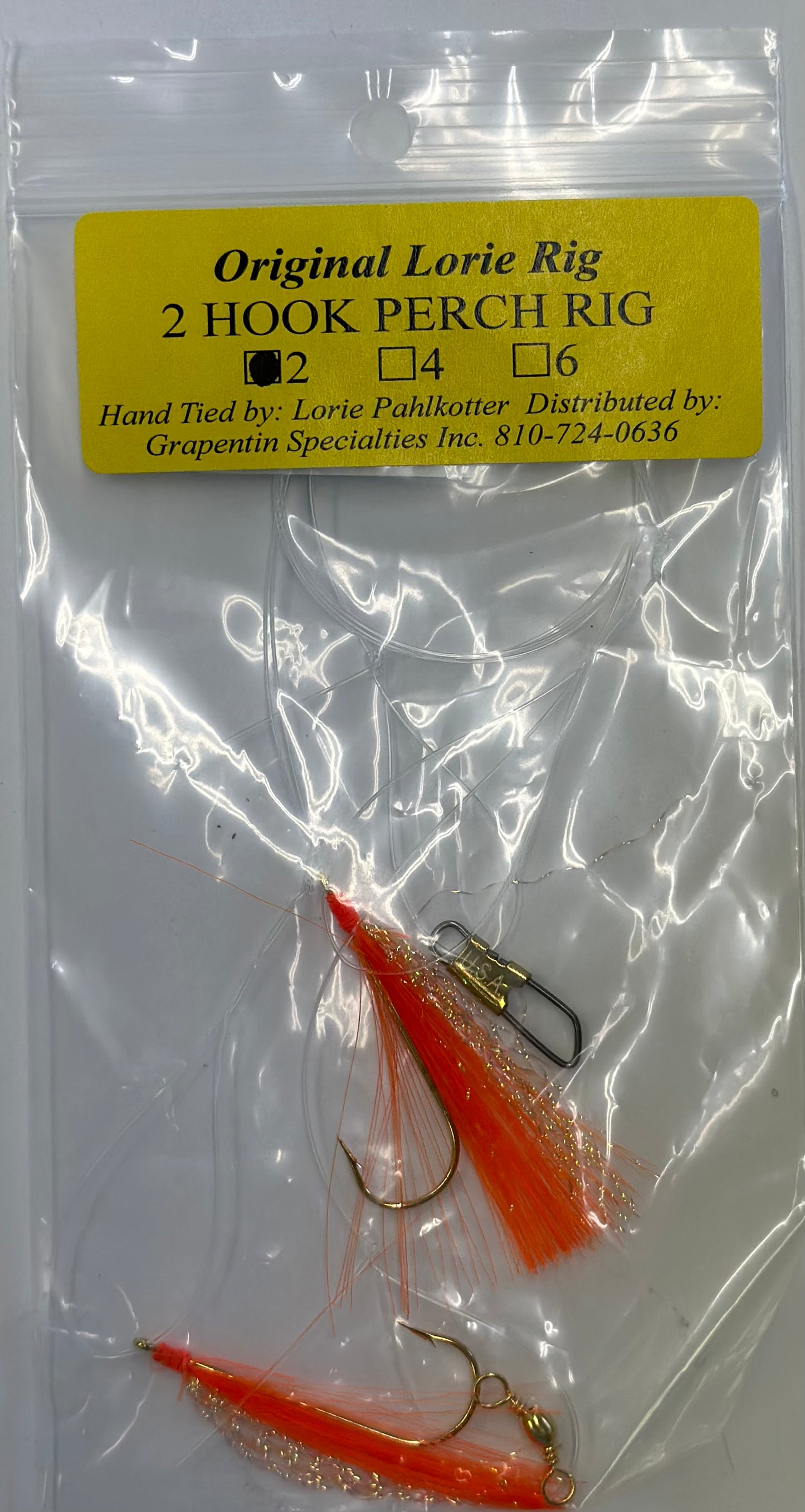 Lorie's Handmade 2-Hook Perch Rigs