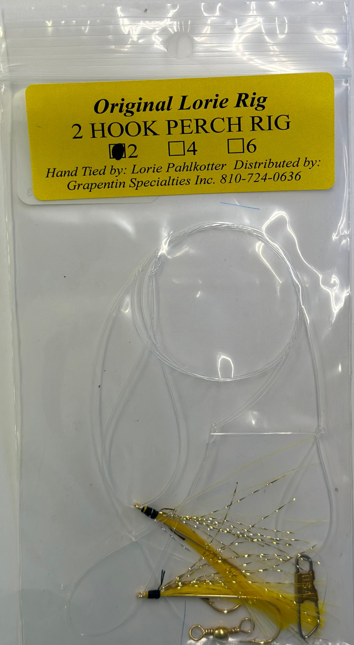 Lorie's Handmade 2-Hook Perch Rigs