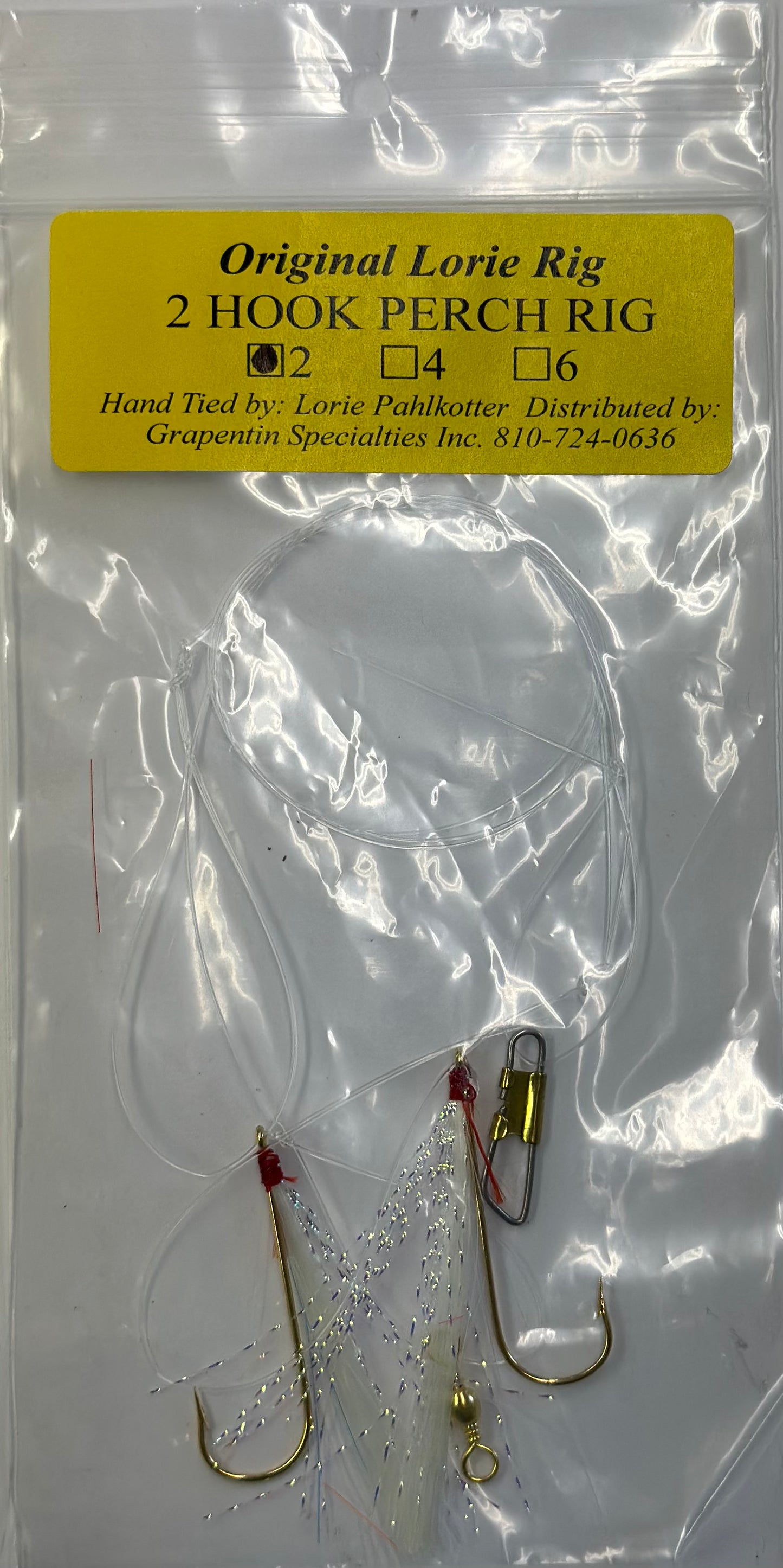Lorie's Handmade 2-Hook Perch Rigs