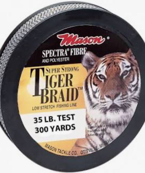 Mason Tiger Braid 35LB. Test/300 YDS